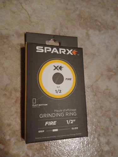 New, unused, unopened Sparx Fire 1/2" grinding ring