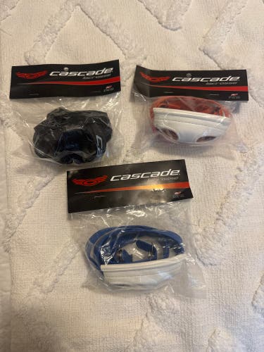 Bundle of 3 Cascade Lacrosse Chin Straps Brand New