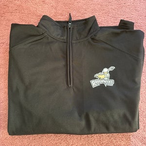 Calgary Roughnecks Black Adult Unisex XL 1/4 zip