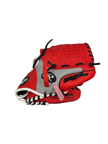 Used Rawlings PL10SS BB/SB Glove RH Throw Red 10" 11863-S000025072