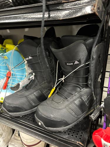 Used Burton BURTON IMPRINT 2 Mens Snowboard Boots Black Senior 11.5 11337-S000469196