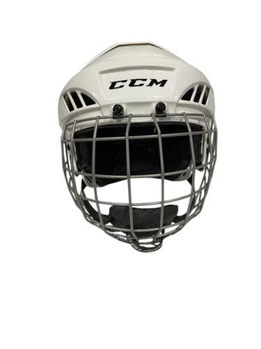 Used CCM FL40 Helmet Cage Combo White LG 11847-S000031613