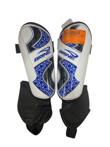 Used Brine Soccer Shin Guards Junior White SM 11847-S000032037