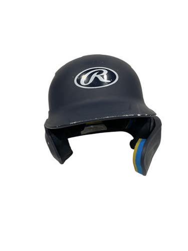 Used Rawlings BB HELMET Batting Helmet No Mask Navy Blue MD 11847-S000032077