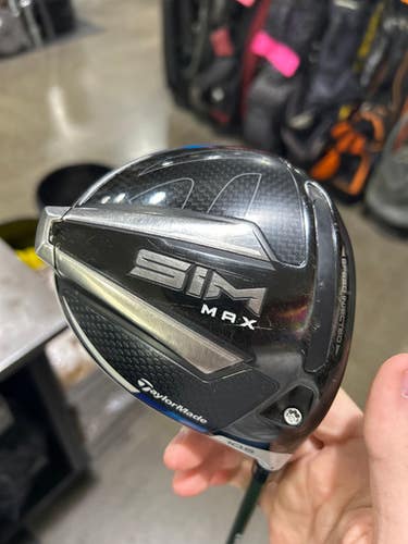 Used Taylormade SIM MAX Mens Driver RH 10.5 Degree 11605-S000212287