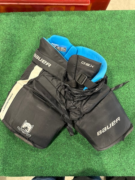 Black Bauer Prodigy GSX Hockey Goalie Pants (Used) | Youth Large/XL
