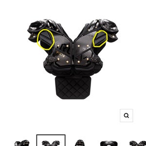 Small Adult Vicis Shoulder Pads (New)