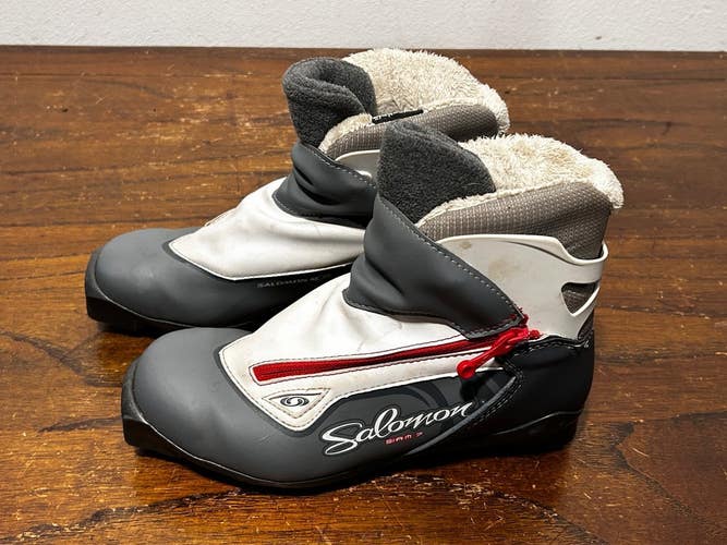 SALOMON SIAM 7 Nordic / Classic XC Cross Country Ski Boots USA Women's 7.5