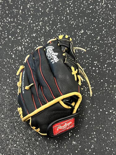 Used Rawlings HIGHLIGHT BB/SB Glove RH Throw Black 10 1/2" 11849-S000035823