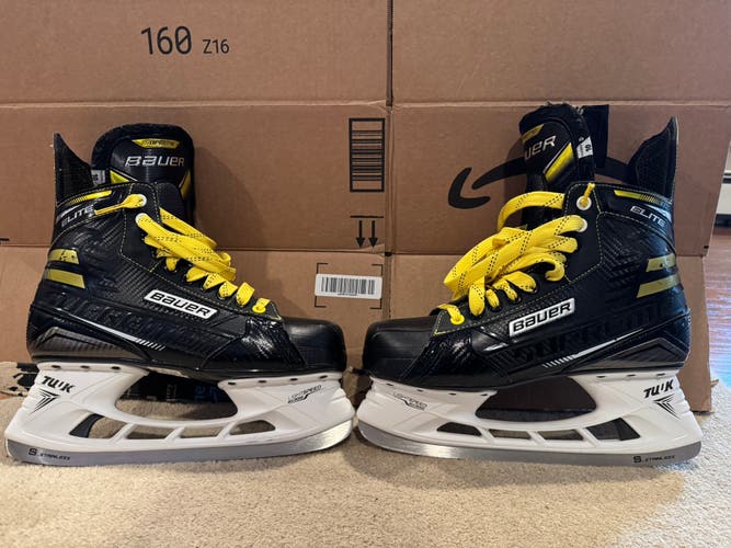 Bauer Regular Width Senior 10 Supreme Elite Hockey Skates