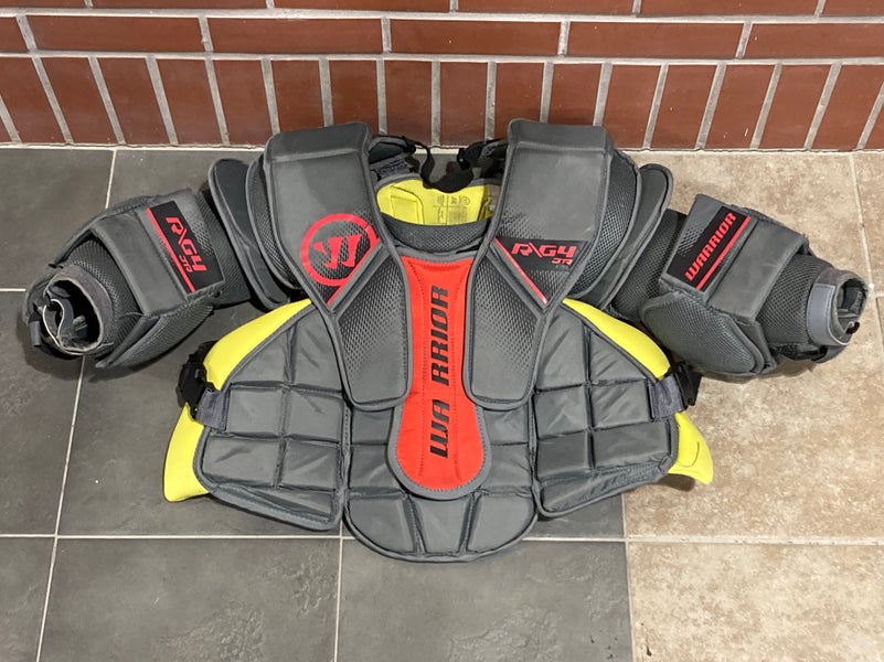 Used Junior LG / XL Warrior Ritual G4 Goalie Chest Protector