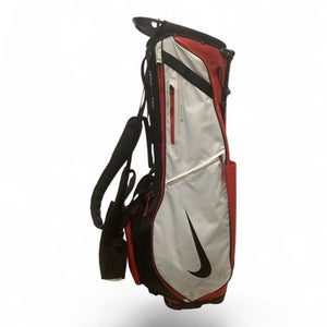 Used Nike 14-WAY Mens Stand Bag White/Black/Red 11443-S000201807