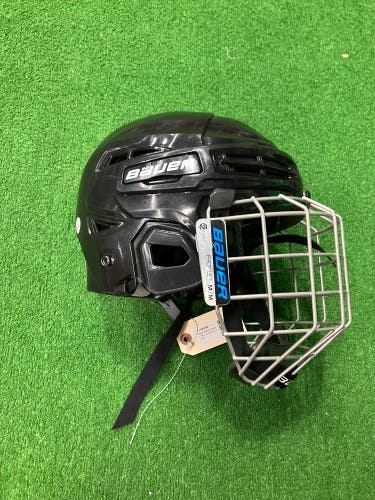 Black Medium Bauer IMS 5.0 Helmet (Used)