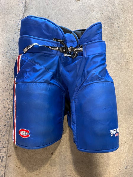 Sher-Wood 9950 Hockey Pants Montreal Canadiens Pro Stock