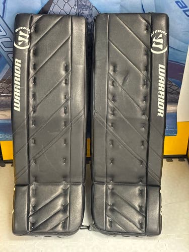 Black 33" Senior Warrior Ritual G4 Goalie Leg Pads (Used)