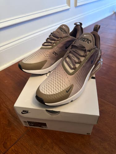 Brown Men's Size M 10.5 (W 11.5) Adult Nike Air Max 270 Shoes (New)