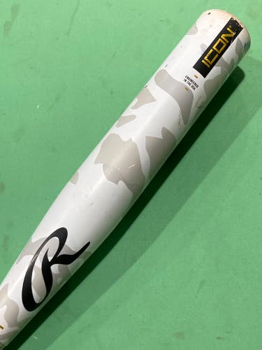 2025 Rawlings Icon Composite Bat USSSA Certified (-8) Composite 24 oz 32" (Used)