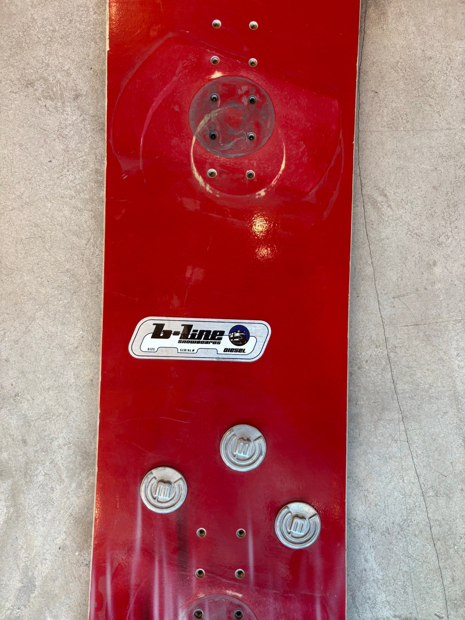 164cm Burton Twisted Snowboard W/ Salomon Force Bindings