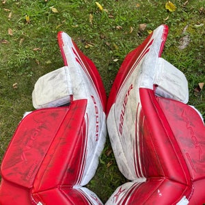 Used  Bauer intermediate Goalie Leg Pads 32 +1