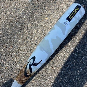 2025 Rawlings Icon Composite Bat USSSA Certified (-10) Composite 20 oz 30" (Used)