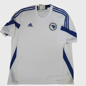 The 2014 white Bosnia & Herzegovina Retro away, USA size XL Adult Unisex Adidas Jersey (New)