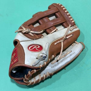 Used Rawlings Gold Glove Elite Right Hand Throw Baseball Glove 12.75"