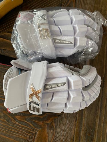 STX Surgeon RZR2 Lacrosse Gloves Large (New)