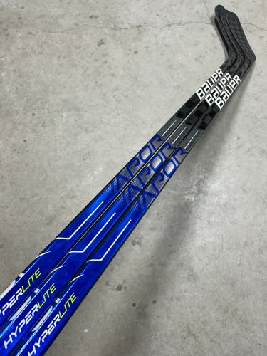 3 PACK 87 Flex P90TM Senior Bauer Vapor Hyperlite Left Hand Hockey Stick (New) Pro Stock