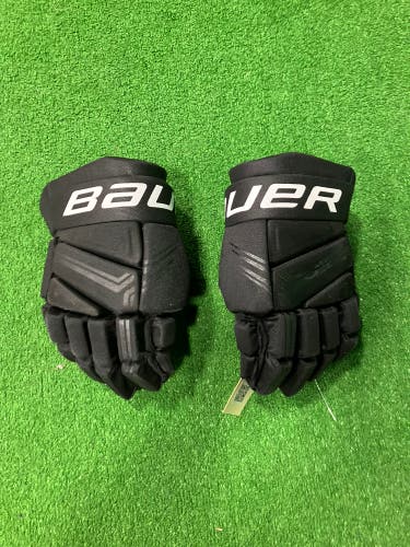 Black Junior Bauer X Gloves 11"