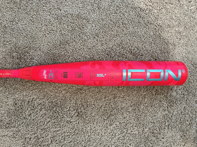 New 2025 Rawlings Icon ELECTRIC UNICORN Limited Edition USSSA Baseball bat 31/21