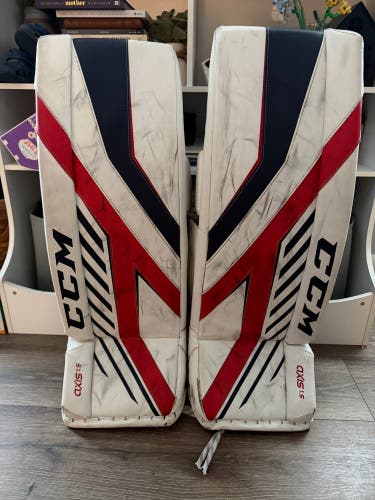 28" CCM Axis 1.5 Goalie Leg Pads (Used)