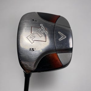 Callaway FT-i Squareway 3 Fairway Wood 15* Fujikura Zcom TW64 Regular Mens LH