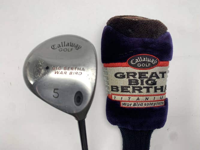 Callaway Big Bertha Warbird 5 Fairway Wood 18* RCH 96 Firm Graphite Mens RH HC