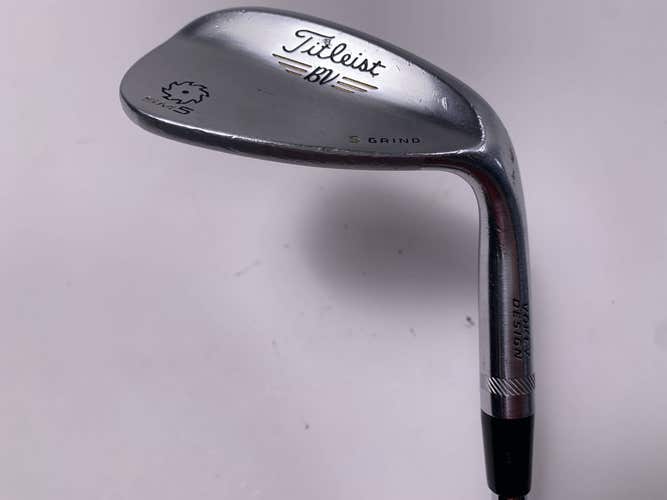 Titleist Vokey SM5 Tour Chrome LW 58* 7 Bounce S-Grind Wedge Steel Mens RH