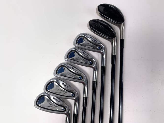 Mizuno MX 950 Hybrid Iron Set 3H-4H 5-9 Exsar IS2 Regular Graphite Mens RH