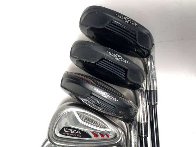 Adams Idea A3 Hybrid Iron Set 3-PW Grafalloy Pro Launch Regular RH - No 6 Iron