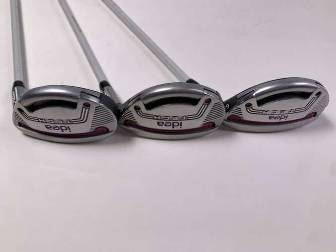 Adams Idea Tech 2015 Womens Hybrid Iron Set 4H-6H 7-PW+GW+SW z50HY 50g Ladies RH