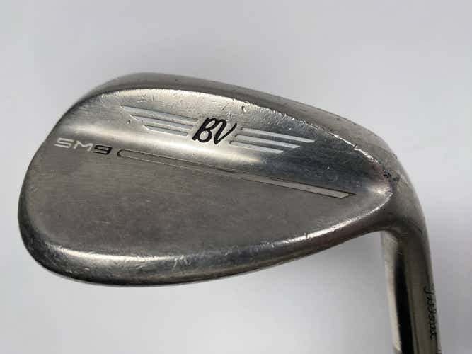 Titleist Vokey SM9 Brushed Steel Wedge 60* 4 Bounce L-Grind Wedge Steel Mens RH