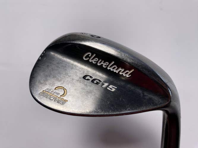 Cleveland CG15 Black Pearl Lob Wedge LW 60* 12 Traction Wedge Steel Mens RH