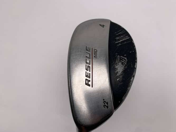 TaylorMade Rescue Mid 4 Hybrid 22* Ultralite Regular Graphite Mens LH