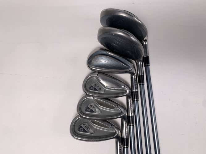 Adams Idea Womens a2 OS Hybrid Iron Set 3 & 5 FW 7-PW Aldila Idea Womens 55g RH