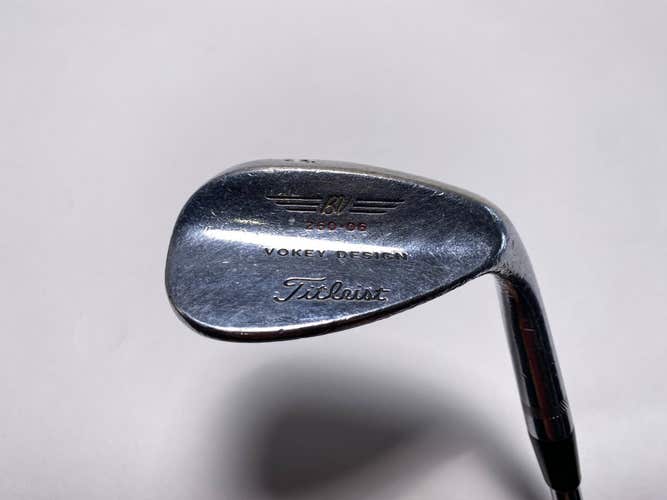 Titleist Vokey Chrome 200 Lob Wedge LW 60* 6 DG Wedge Steel Mens RH