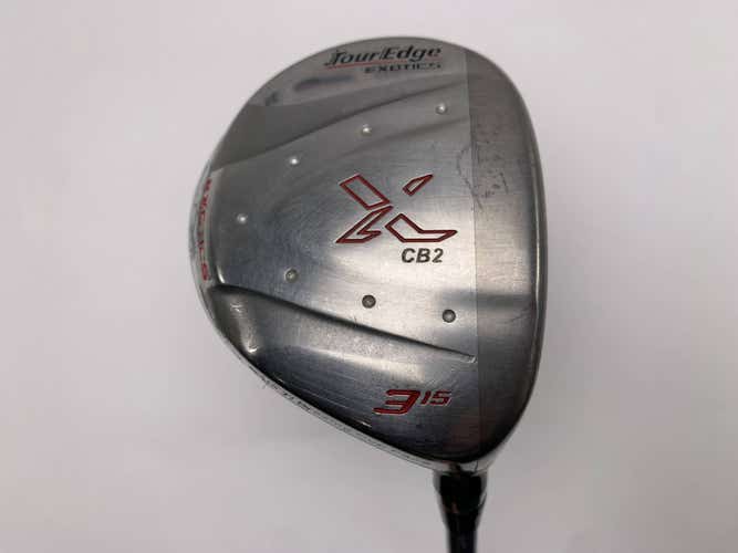 Tour Edge Exotics CB2 3 Fairway Wood 15* Fujikura Rombax 6Z08 Stiff RH