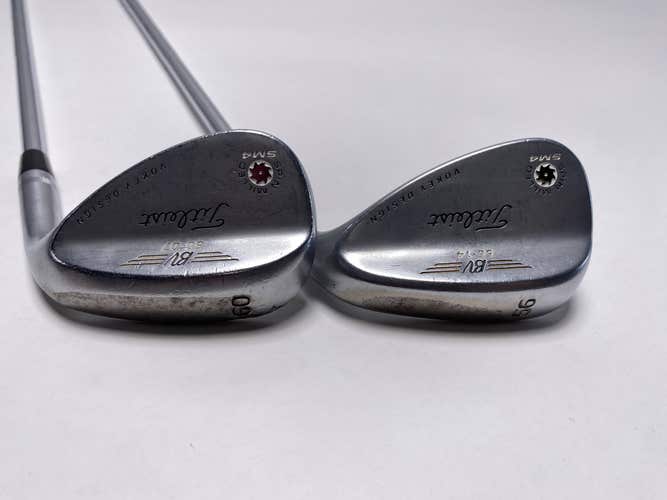 Titleist Vokey Spin Milled SM4 Chrome Wedge Set 56* 14 | 60* 7 DG S200 Mens RH