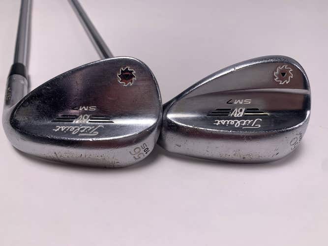 Titleist Vokey SM7 Tour Chrome Wedge Set 56* 10 | 60* 8 Wedge Steel Mens RH