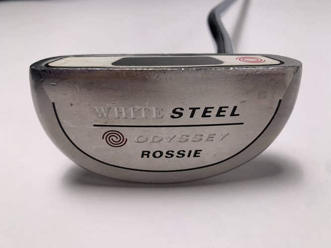 Odyssey White Steel Rossie Putter 36" SuperStroke Tour 2.0 Mens RH