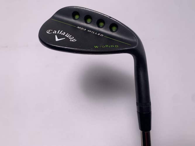 Callaway MD3 Milled Black W-Grind Sand Wedge 54* 12 UST Mamiya Mens RH