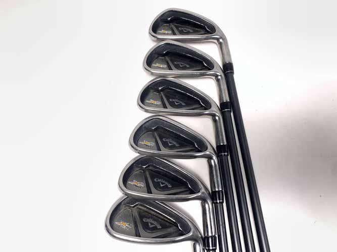 Callaway X2 Hot Iron Set 5-PW 2* Flat 60g Regular Graphite Mens RH +1''
