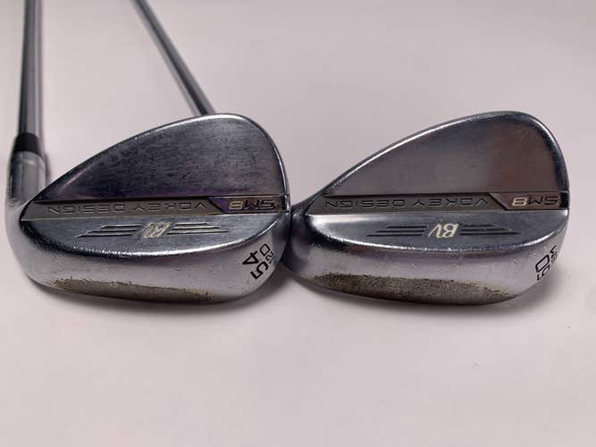 Titleist Vokey SM8 Tour Chrome Wedge Set 54* 12 | 60* 8 880 AMC Regular RH