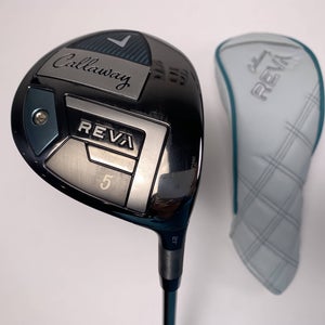 Callaway Reva Rise 5 Fairway Wood 21* UST Mamiya LINQ 4F1 Ladies RH HC